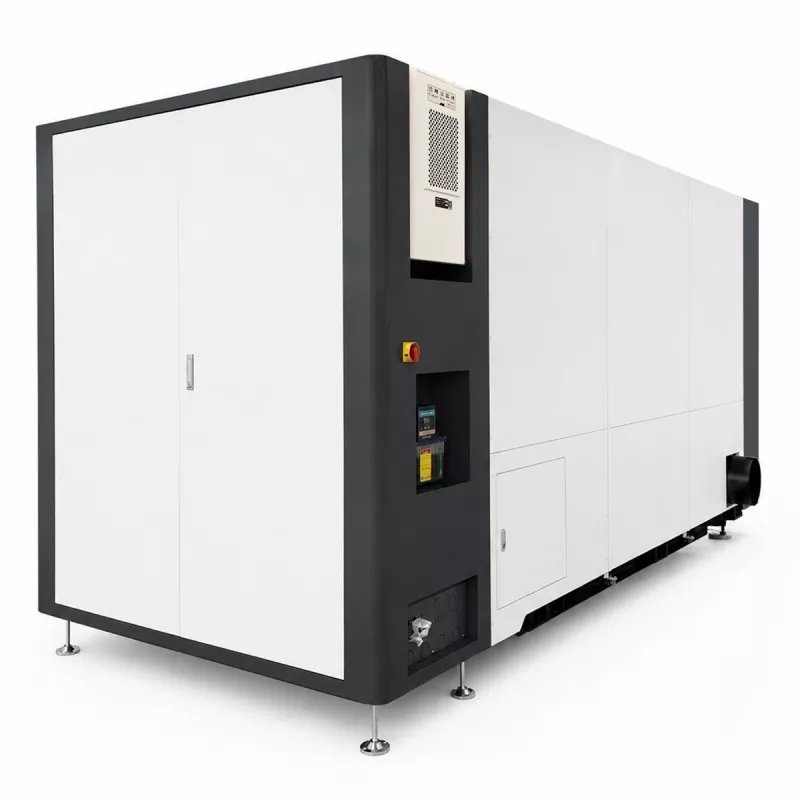 Horizontale grote ingesloten vezellasersnijmachine