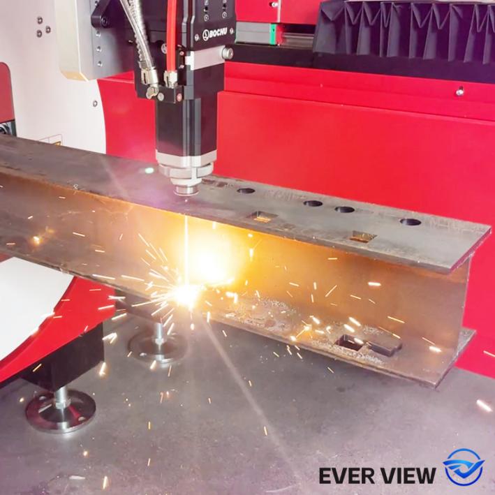 Lasersnijmachines maken containerverwerking mogelijk; EVER VIEW bereikt zeer efficiënt snijden van containercomponenten