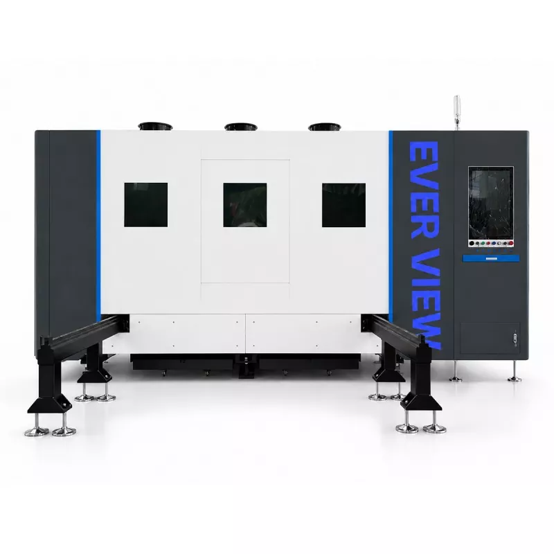 Horizontale grote ingesloten vezellasersnijmachine