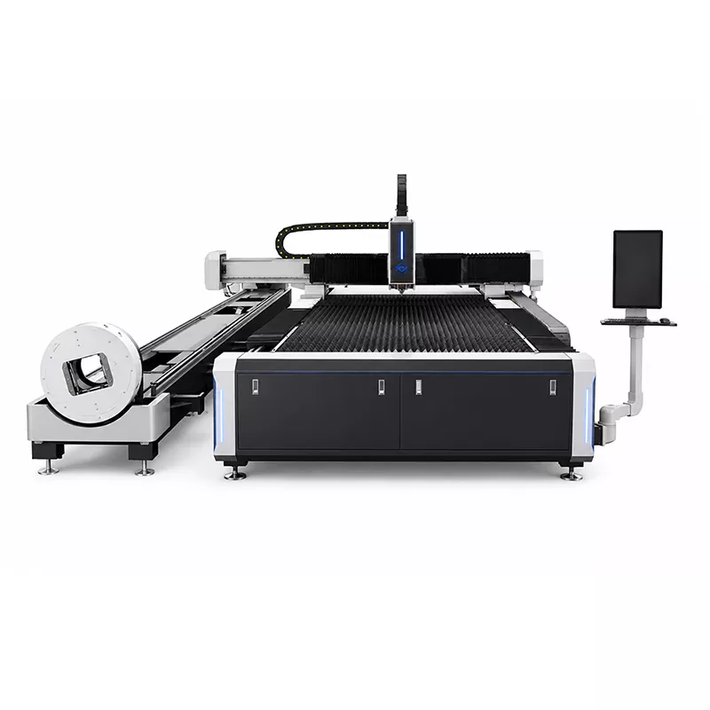 Halfgesloten plaat- en buissnijmachine Halfgesloten plaat- en buissnijmachine